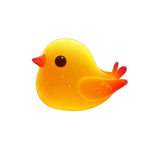 Glowing Jelly Bird Vinyl Car Decal Sticker – Waterproof & UV-Resistant 8" Glowing Jelly Bird Vinyl Car Decal Sticker – Waterproof & UV-Resistant 8"