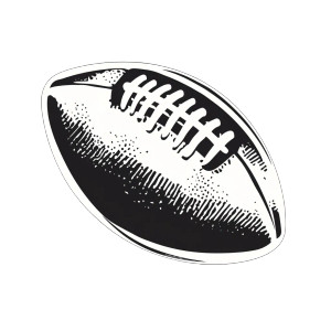 Vintage Football Icon Vinyl Car Decal Sticker – Waterproof & UV-Resistant 8" Vintage Football Icon Vinyl Car Decal Sticker – Waterproof & UV-Resistant 8"