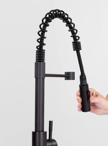 Upgrade Your Kitchen with Flow-MaX Coil-Spring Faucet | Black Matte Finish