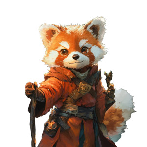 Fiery Red Panda Vinyl Car Decal Sticker – Waterproof & UV-Resistant 8"