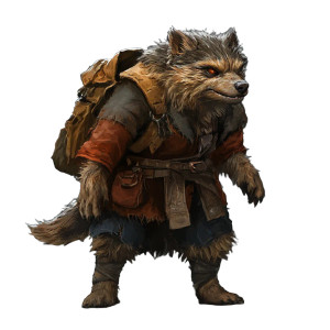 Gnome Werewolf Vinyl Car Decal Sticker – Waterproof & UV-Resistant 8"