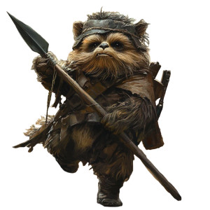 Feral Ewok Scoundrels Vinyl Car Decal Sticker – Waterproof & UV-Resistant 8"