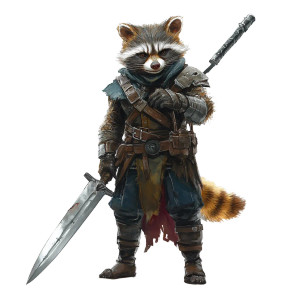 Armored Raccoon Warrior Vinyl Car Decal Sticker – Waterproof & UV-Resistant 8" Armored Raccoon Warrior Vinyl Car Decal Sticker – Waterproof & UV-Resistant 8"
