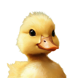 Cute Duck V8 Vinyl Car Decal Sticker – Waterproof & UV-Resistant 8"