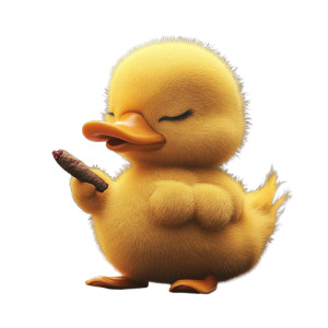 Smoking Duck Vinyl Car Decal Sticker – Waterproof & UV-Resistant 8" Smoking Duck Vinyl Car Decal Sticker – Waterproof & UV-Resistant 8"