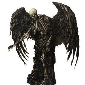 Angel Of Death V11 Vinyl Car Decal Sticker – Waterproof & UV-Resistant 8"