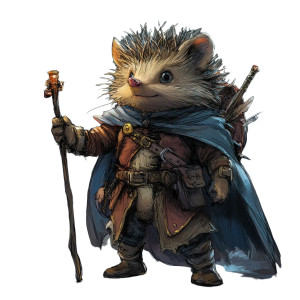 Hedgehog Adventurer Vinyl Car Decal Sticker – Waterproof & UV-Resistant 8"