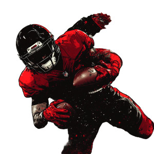 Sacking Quarterback Vinyl Car Decal Sticker – Waterproof & UV-Resistant 8"