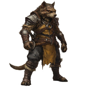 Fantasy Gnoll Vinyl Car Decal Sticker – Waterproof & UV-Resistant 8"