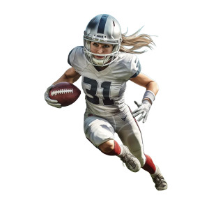 American Football Player V4 Vinyl Car Decal Sticker – Waterproof & UV-Resistant 8" American Football Player V4 Vinyl Car Decal Sticker – Waterproof & UV-Resistant 8"