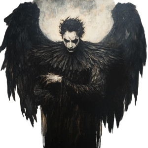 Ryuk Angel Death Vinyl Car Decal Sticker – Waterproof & UV-Resistant 8"