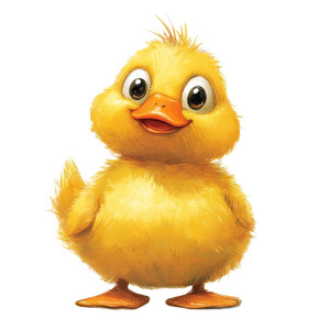 Chubby Yellow Duck Vinyl Car Decal Sticker – Waterproof & UV-Resistant 8"