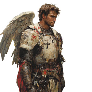 Winged Hussar Warrior Vinyl Car Decal Sticker – Waterproof & UV-Resistant 8"