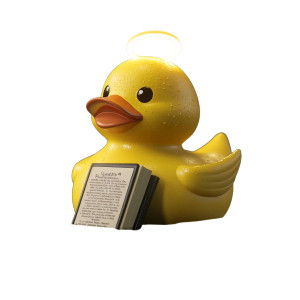 Christian Duck Logo Vinyl Car Decal Sticker – Waterproof & UV-Resistant 8"