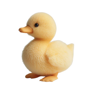 Yellow Duckling Toy Vinyl Car Decal Sticker – Waterproof & UV-Resistant 8"