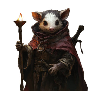 Possum Warlock Vinyl Car Decal Sticker – Waterproof & UV-Resistant 8"