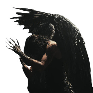 Dark Angel Attack V2 Vinyl Car Decal Sticker – Waterproof & UV-Resistant 8"