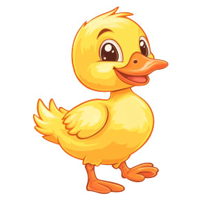 Playful Duckling Sticker Vinyl Car Decal Sticker – Waterproof & UV-Resistant 8" Playful Duckling Sticker Vinyl Car Decal Sticker – Waterproof & UV-Resistant 8"
