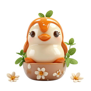 Pudding Duck Character Vinyl Car Decal Sticker – Waterproof & UV-Resistant 8" Pudding Duck Character Vinyl Car Decal Sticker – Waterproof & UV-Resistant 8"