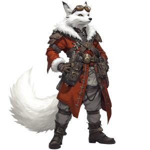 Nine-Tailed Fox Inventor Vinyl Car Decal Sticker – Waterproof & UV-Resistant 8"