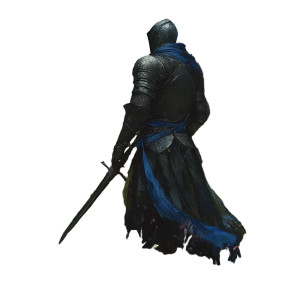 Knight In Blue Vinyl Car Decal Sticker – Waterproof & UV-Resistant 8" Knight In Blue Vinyl Car Decal Sticker – Waterproof & UV-Resistant 8"