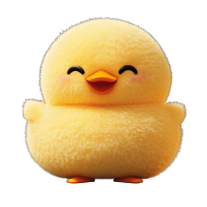 Friendly Yellow Duck Vinyl Car Decal Sticker – Waterproof & UV-Resistant 8"