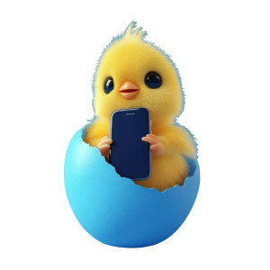 Easter Chick Phone Vinyl Car Decal Sticker – Waterproof & UV-Resistant 8" Easter Chick Phone Vinyl Car Decal Sticker – Waterproof & UV-Resistant 8"