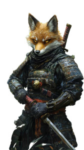 Samurai Fox V3 Vinyl Car Decal Sticker – Waterproof & UV-Resistant 8" Samurai Fox V3 Vinyl Car Decal Sticker – Waterproof & UV-Resistant 8"