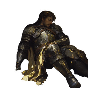 Sleeping Knight V4 Vinyl Car Decal Sticker – Waterproof & UV-Resistant 8"