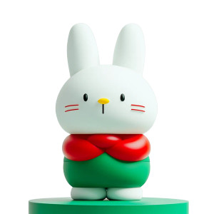 Miyazaki Rabbit Design Vinyl Car Decal Sticker – Waterproof & UV-Resistant 8"