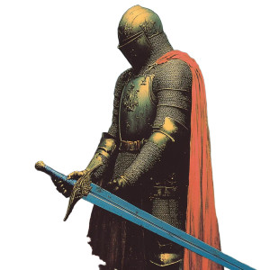 Blue Sword Vinyl Car Decal Sticker – Waterproof & UV-Resistant 8"