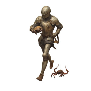 Knight With Companions Vinyl Car Decal Sticker – Waterproof & UV-Resistant 8"