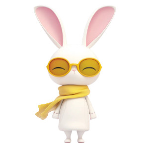 Stylish Rabbit Character V2 Vinyl Car Decal Sticker – Waterproof & UV-Resistant 8" Stylish Rabbit Character V2 Vinyl Car Decal Sticker – Waterproof & UV-Resistant 8"