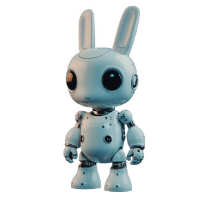 Cute Bunny Robot Vinyl Car Decal Sticker – Waterproof & UV-Resistant 8" Cute Bunny Robot Vinyl Car Decal Sticker – Waterproof & UV-Resistant 8"