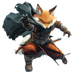 Heroic Fox Warrior Vinyl Car Decal Sticker – Waterproof & UV-Resistant 8" Heroic Fox Warrior Vinyl Car Decal Sticker – Waterproof & UV-Resistant 8"