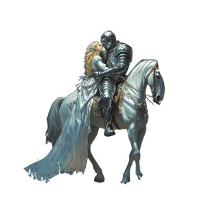 Moonlit Knight'S Ride Vinyl Car Decal Sticker – Waterproof & UV-Resistant 8" Moonlit Knight'S Ride Vinyl Car Decal Sticker – Waterproof & UV-Resistant 8"