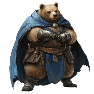 Bear Guard Captain Vinyl Car Decal Sticker – Waterproof & UV-Resistant 8"