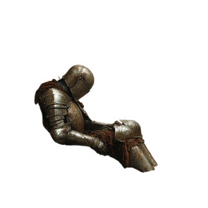 Resting Knight V3 Vinyl Car Decal Sticker – Waterproof & UV-Resistant 8"