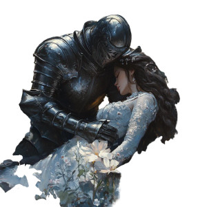 Knight And Princess Vinyl Car Decal Sticker – Waterproof & UV-Resistant 8" Knight And Princess Vinyl Car Decal Sticker – Waterproof & UV-Resistant 8"