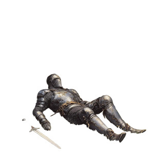 Lone Knight'S Respite Vinyl Car Decal Sticker – Waterproof & UV-Resistant 8"