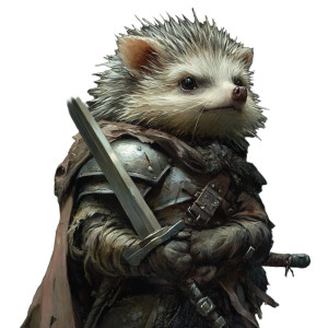 Warrior Hedgehog Vinyl Car Decal Sticker – Waterproof & UV-Resistant 8" Warrior Hedgehog Vinyl Car Decal Sticker – Waterproof & UV-Resistant 8"