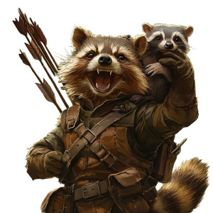 Raccoon Ranger V5 Vinyl Car Decal Sticker – Waterproof & UV-Resistant 8"