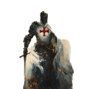 Mystical Templar Knight Vinyl Car Decal Sticker – Waterproof & UV-Resistant 8" Mystical Templar Knight Vinyl Car Decal Sticker – Waterproof & UV-Resistant 8"