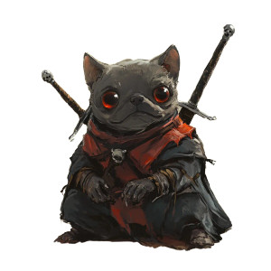 Dog Man Warrior Vinyl Car Decal Sticker – Waterproof & UV-Resistant 8"