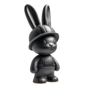 Soviet Rabbit Toy Vinyl Car Decal Sticker – Waterproof & UV-Resistant 8"