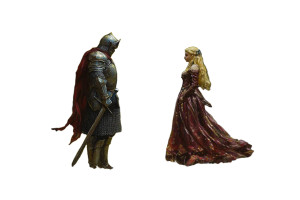 Medieval Knight Romance V2 Vinyl Car Decal Sticker – Waterproof & UV-Resistant 8"