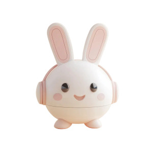 Bunny Chatbot Icon Vinyl Car Decal Sticker – Waterproof & UV-Resistant 8"