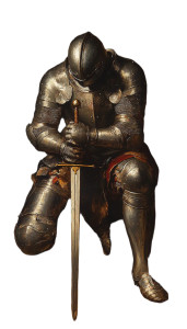 Knight In Armor V4 Vinyl Car Decal Sticker – Waterproof & UV-Resistant 8"