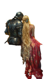 Knight And Princess V12 Vinyl Car Decal Sticker – Waterproof & UV-Resistant 8" Knight And Princess V12 Vinyl Car Decal Sticker – Waterproof & UV-Resistant 8"