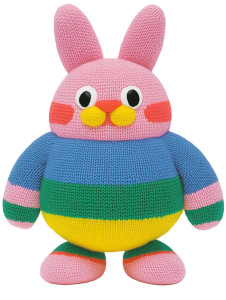 Quirky Pastel Bunny Vinyl Car Decal Sticker – Waterproof & UV-Resistant 8"